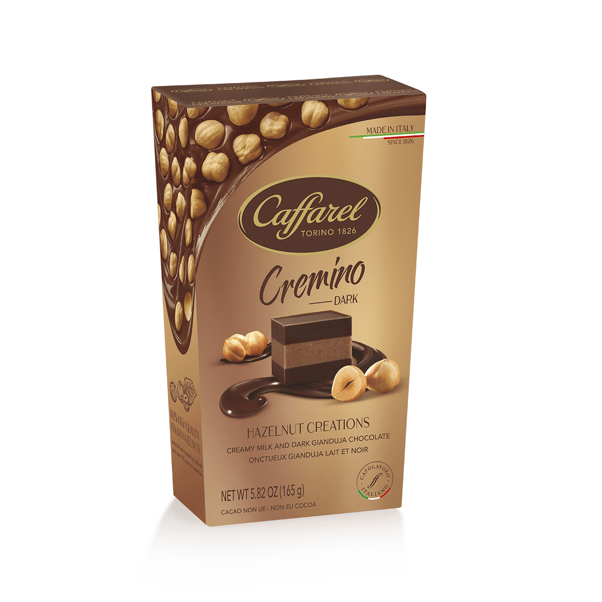 LINDT CAFFAREL DARK 165G X 8