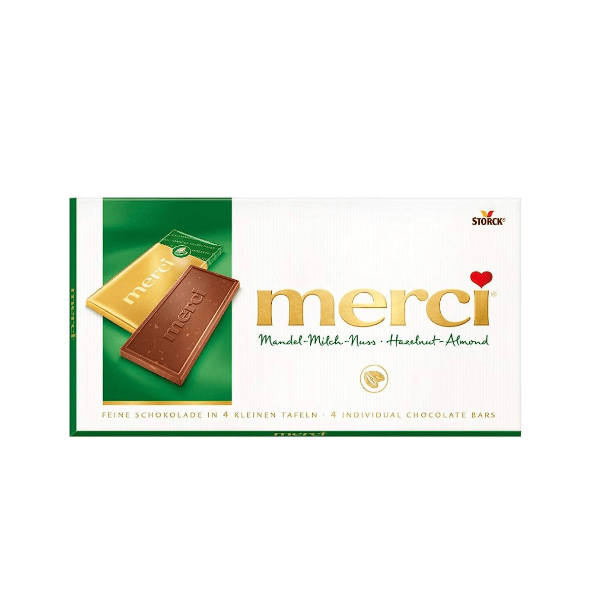MERCI HAZLENUT ALMOND 100G X 15