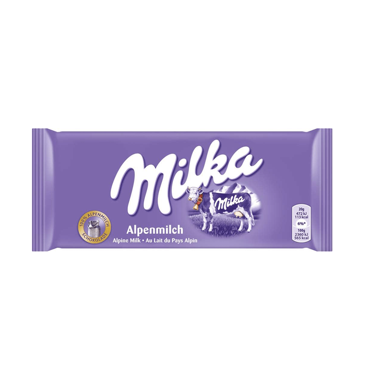 MILKA ALPINE MILK 100G X 24