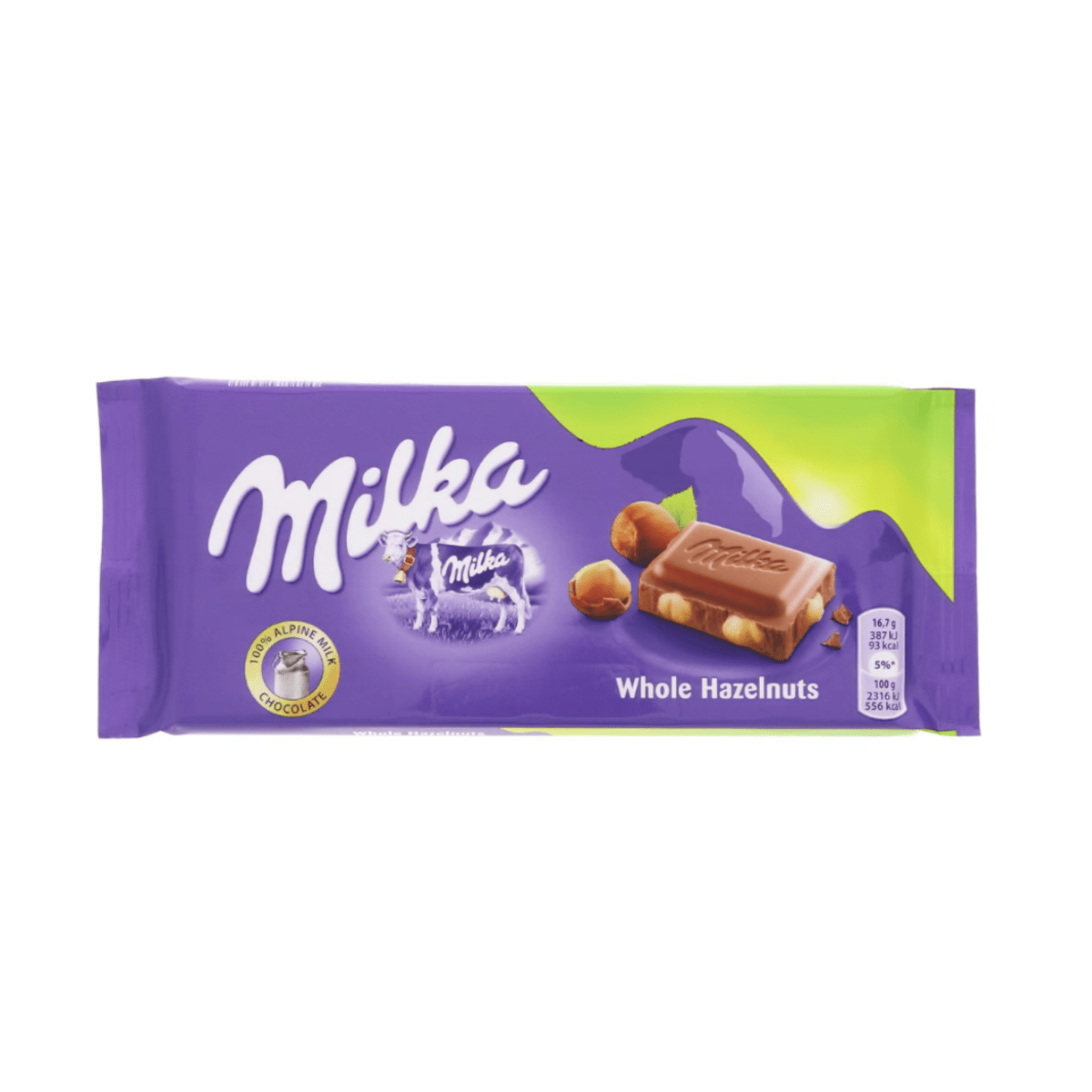 MILKA HAZELNUT 100G X 22