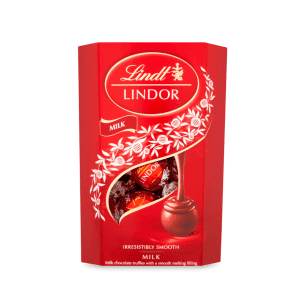 LINDOR CORNET MILK LATTE 200G X 12