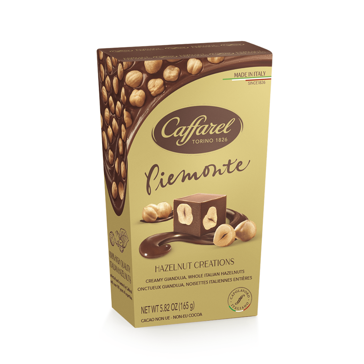 LINDT CAFFAREL CORNET MILK 165G X 8