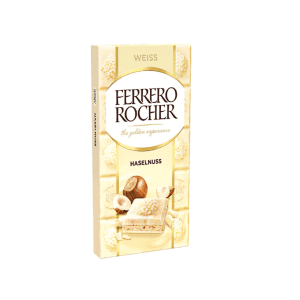 FERRERO ROCHER TAFEL WHITE 90G X 8