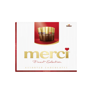 MERCI CHOCOLATE RED 250G X 10